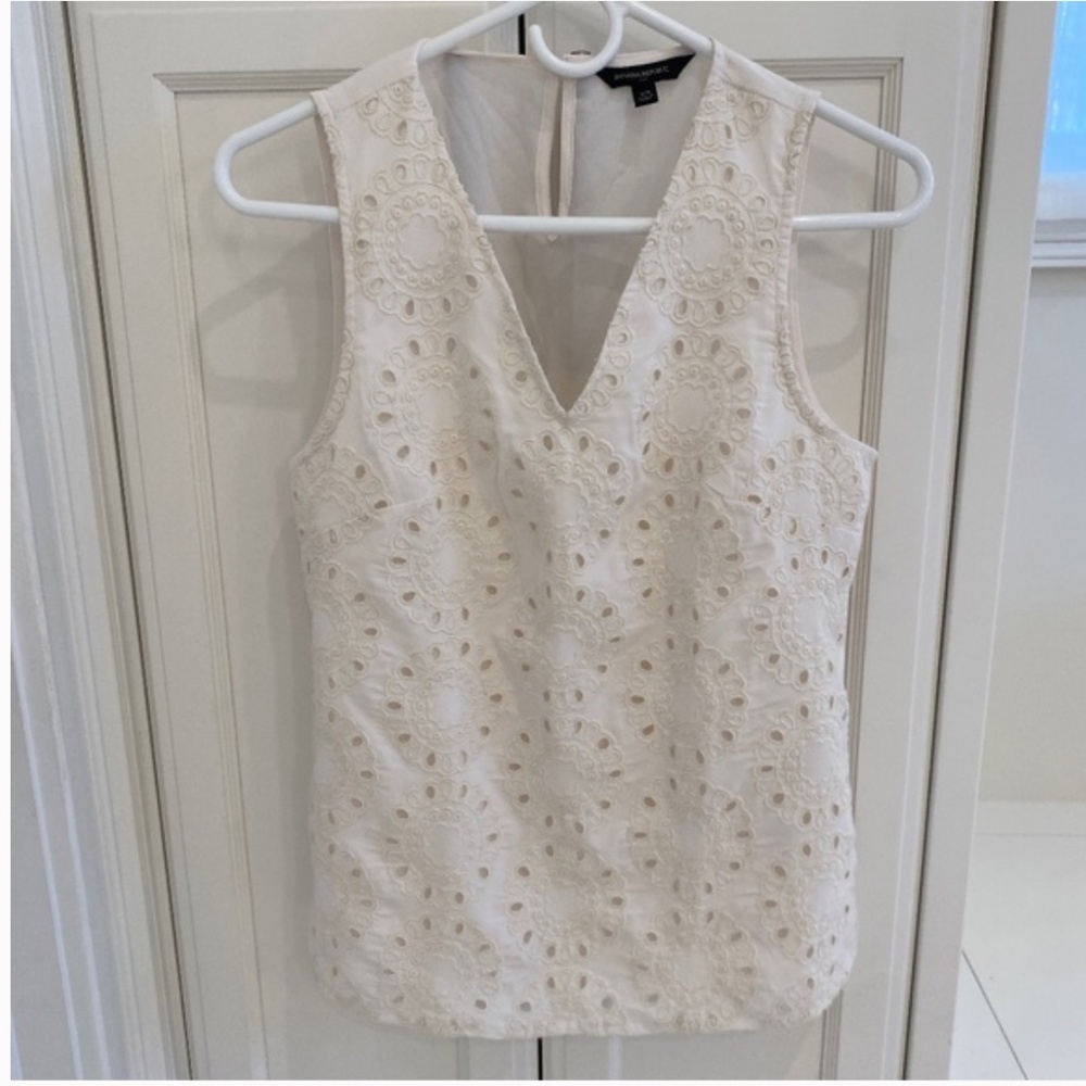 Ivory Eyelet Top